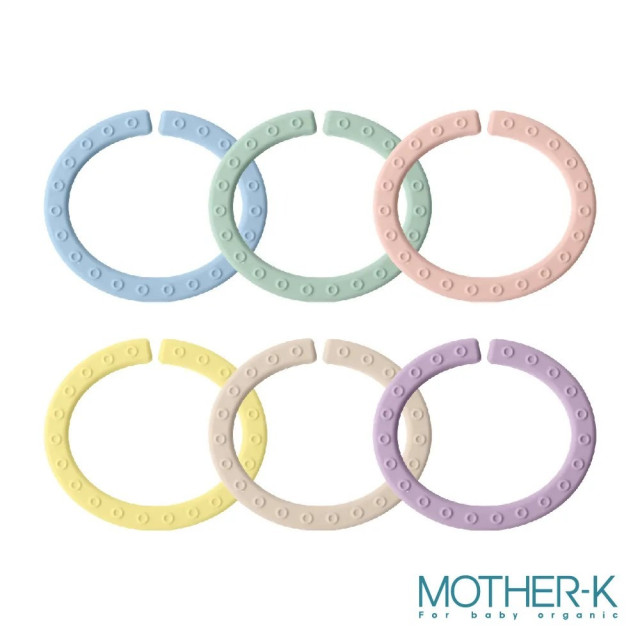 MOTHER-K 趣味多功能矽膠懸掛吊環6入組