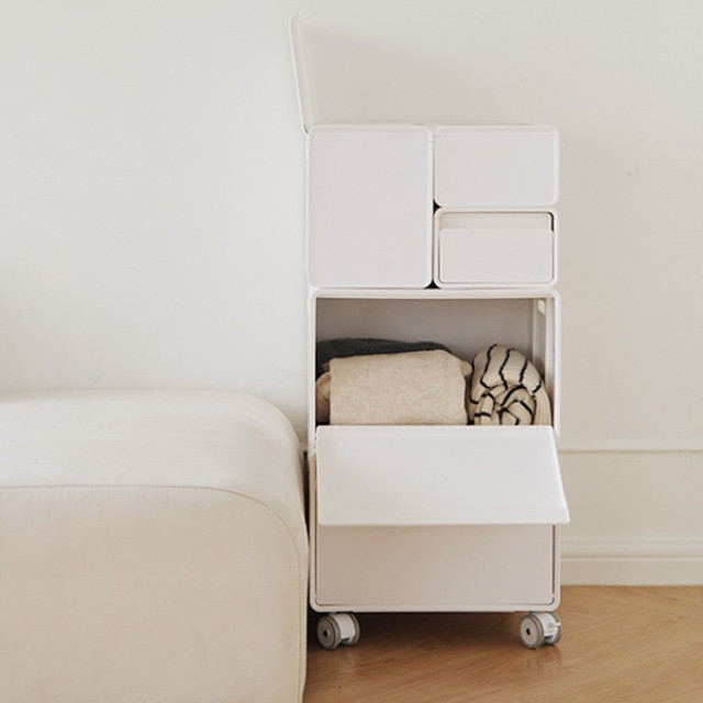 韓國PLAFARM 舒芙蕾收納櫃-輪子(一組4入)