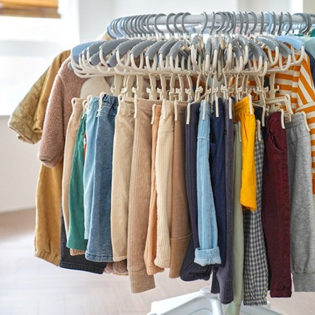 韓國PLAFARM 移動式旋轉吊衣桿