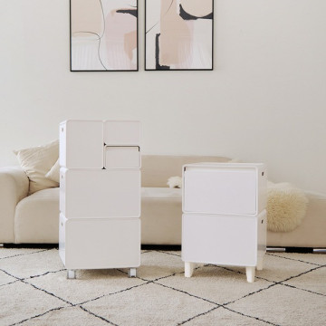 韓國PLAFARM 舒芙蕾收納櫃-輪子(一組4入)