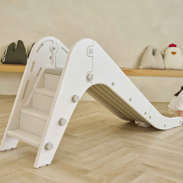 韓國ALZIPMAT 輕奢木質風圍欄SG +溜滑梯