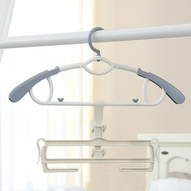 韓國PLAFARM 兒童衣架配件-褲夾