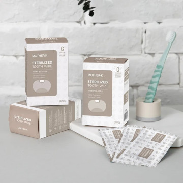 MOTHER-K 100%純水口腔清潔濕紙巾(30入)X3盒