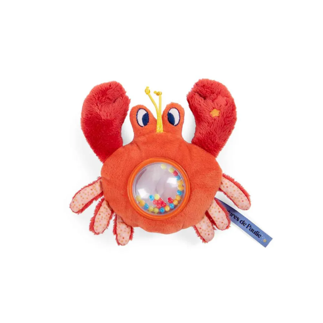 Moulin Roty 螃蟹音樂安撫手搖鈴(小)-波利歷險記