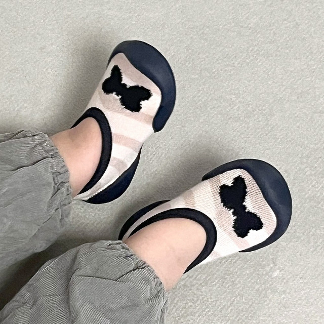 Ggomoosin 學步襪鞋 - 小小蝴蝶結 (短版)