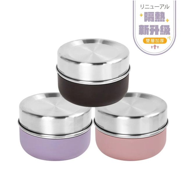 KOM (二代)一器盒成｜隔熱升級可微波不鏽鋼便當盒