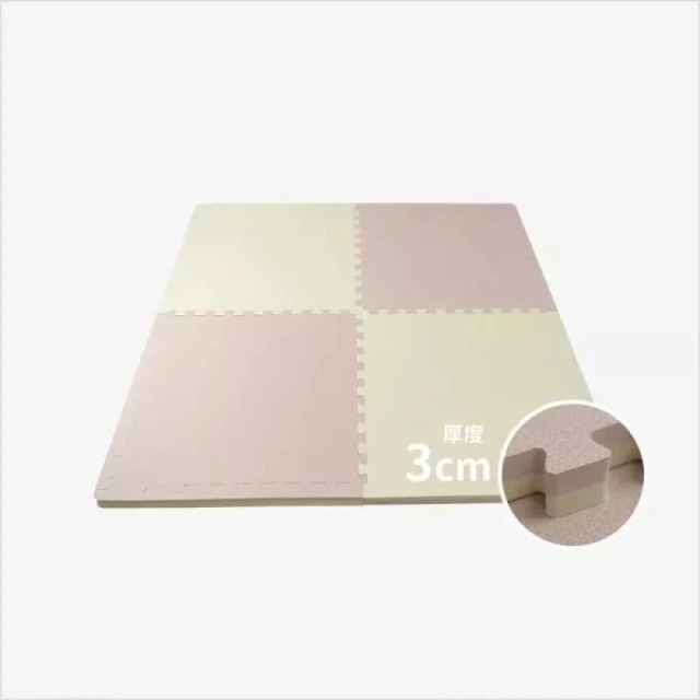 Pato Pato 馬卡龍雙色巧拼地墊60*60*3cm(4入)