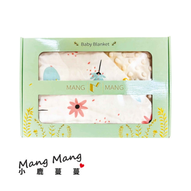 Mang Mang小鹿蔓蔓 寶貝觸覺安撫蓋毯