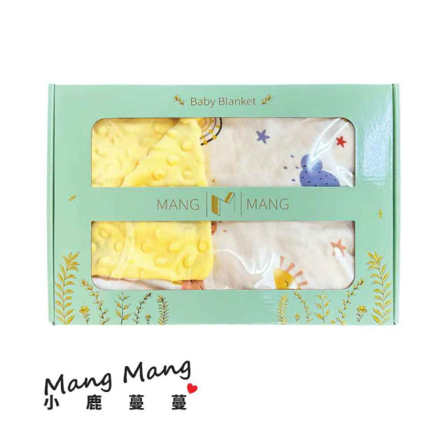 Mang Mang小鹿蔓蔓 寶貝觸覺安撫蓋毯