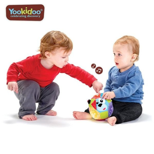 Yookidoo 以色列 音樂系列-動物好朋友聲光音樂布球