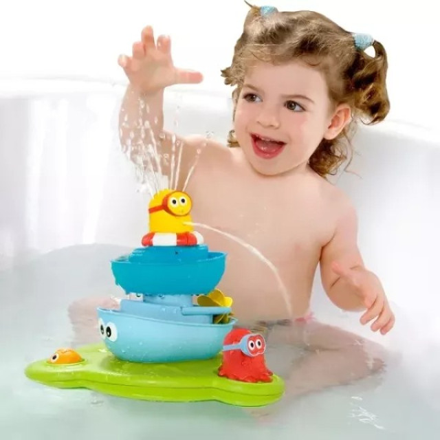 Yookidoo 以色列 洗澡/ 戲水玩具 - 海洋公園疊疊樂噴泉