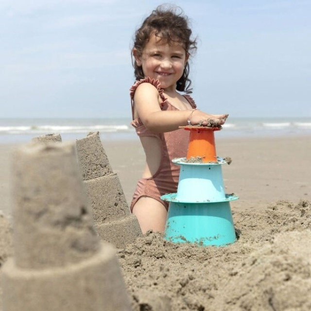 Quut 堆高高模型組 復古藍