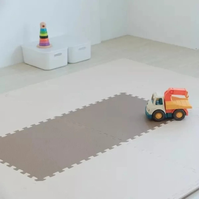 Pato Pato 馬卡龍雙色巧拼地墊60*60*2cm(6入)