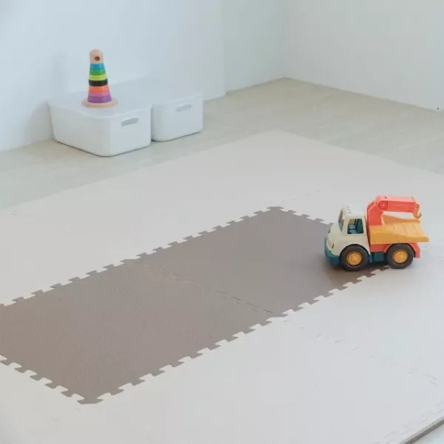 Pato Pato 馬卡龍雙色巧拼地墊60*60*2cm(12入/箱)