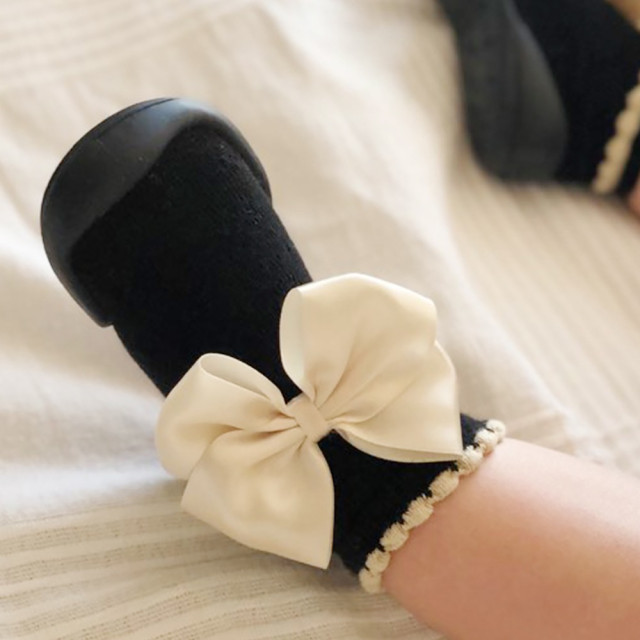 Ggomoosin 學步襪鞋 - 芭蕾蝴蝶結