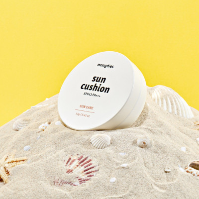 mongdies 神經醯胺寶寶防曬粉餅12g SPF43 PA+++