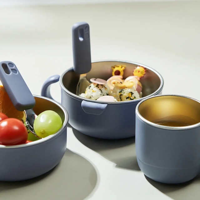 MOTHER-K Hug 外出豪華不鏽鋼餐具多件組