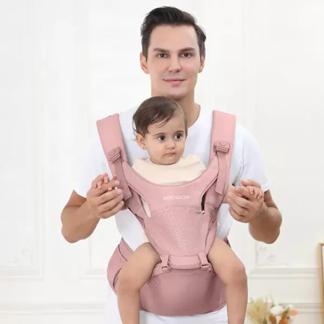 MOOIMOM 沐伊孕哺 輕盈簡約款坐墊式腰凳揹帶