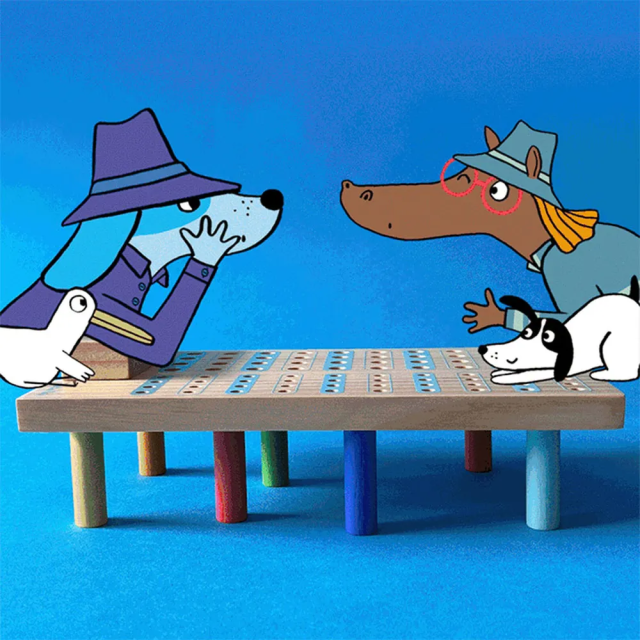 Moulin Roty 顏色位置猜猜看-瘋狂世界