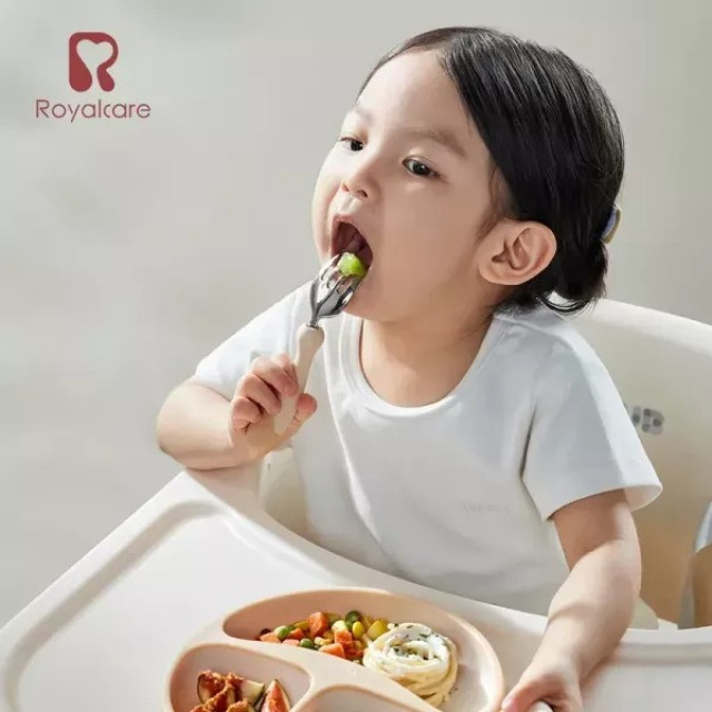 Royalcare 嬰幼副食品器具 不鏽鋼匙叉組合 (附收納盒)