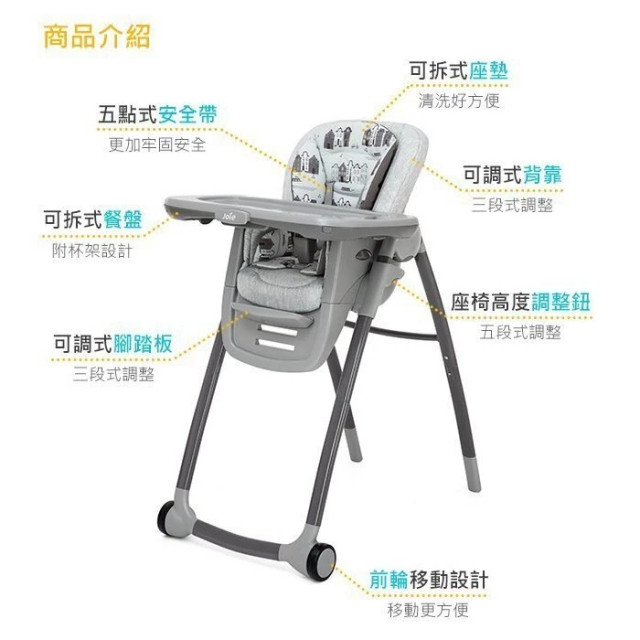 Joie multiply™ 6in1成長型多用途餐椅