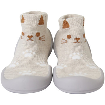 Ggomoosin 學步襪鞋 - 奶油短毛貓