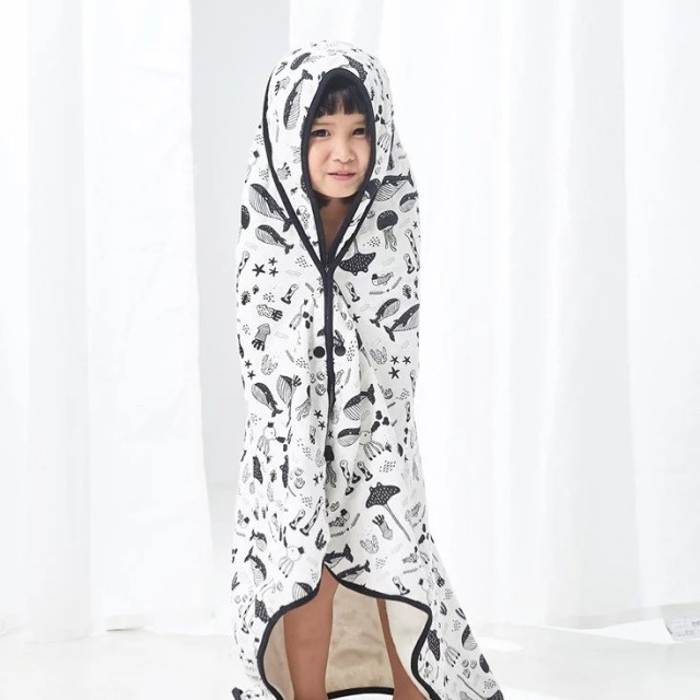 nizio 聯名款- OGG x Nizio 小蘑菇成長浴巾/浴袍