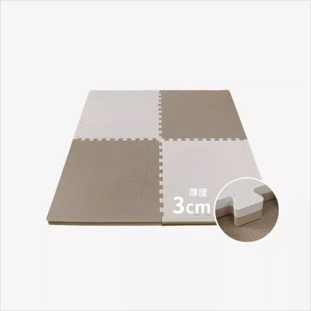 Pato Pato 馬卡龍/莫蘭迪雙色巧拼地墊60*60*3cm(9入/箱)