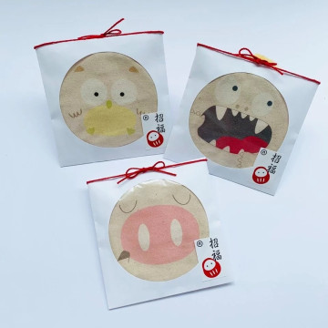 nizio 招福⼩物夾夾袋