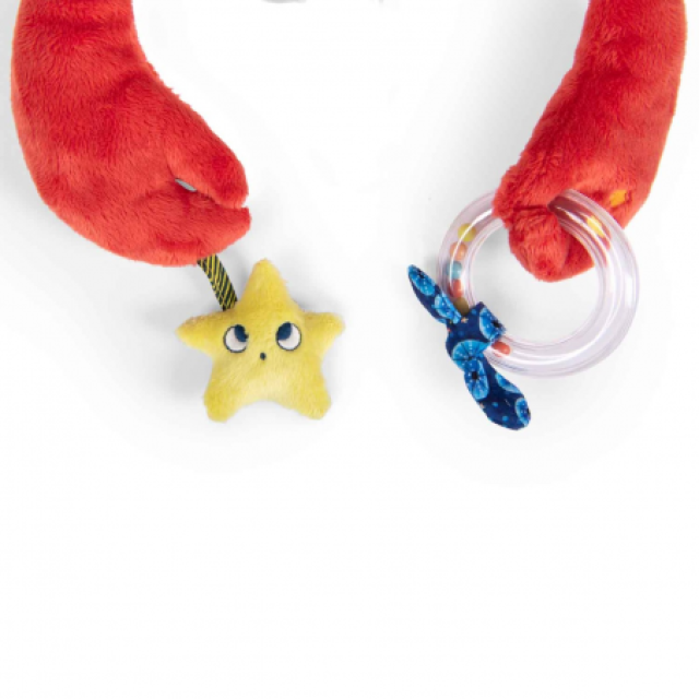 Moulin Roty 螃蟹音樂安撫手搖鈴(大)-波利歷險記