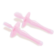 酷咕鴨 幼兒學習矽膠牙刷 2入