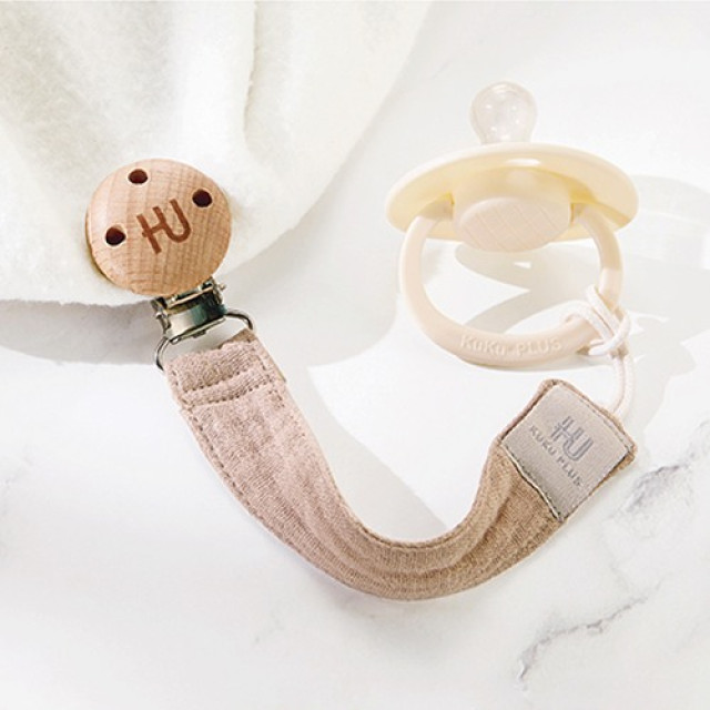 酷咕鴨 KUKU PLUS 櫸木安撫奶嘴夾