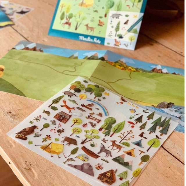 Moulin Roty 場景轉印貼紙-探險家