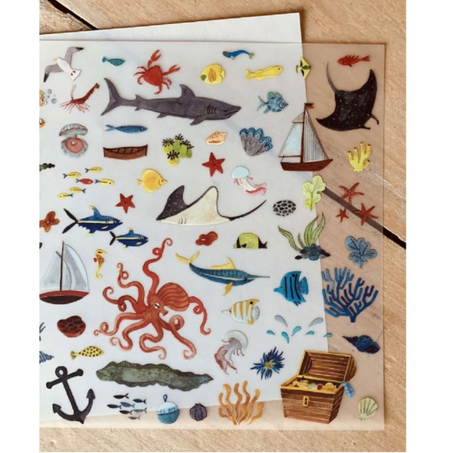 Moulin Roty 場景轉印貼紙-探險家