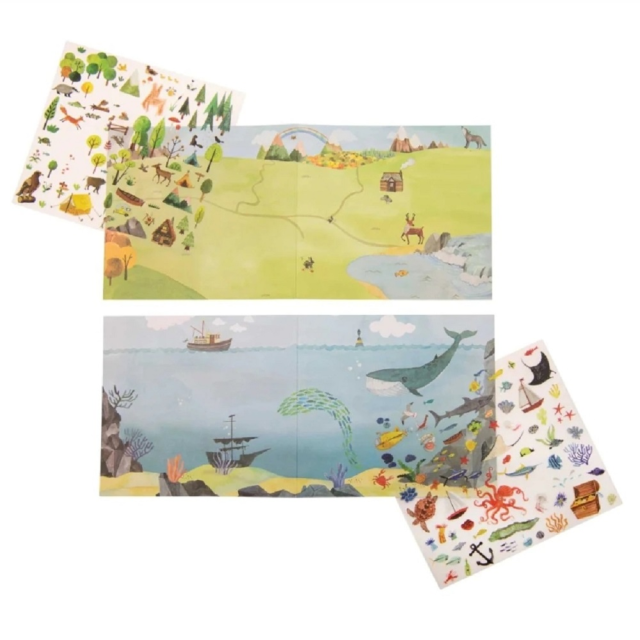 Moulin Roty 場景轉印貼紙-探險家