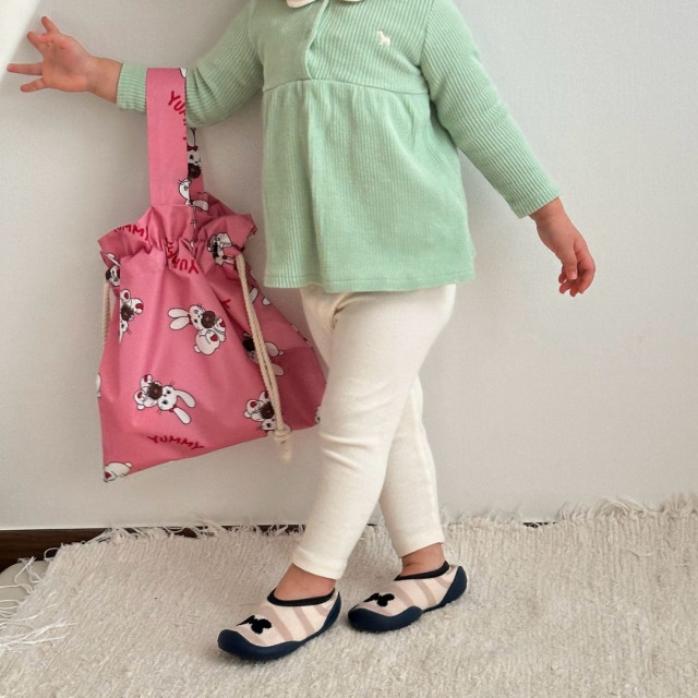 Ggomoosin 學步襪鞋 - 小小蝴蝶結 (短版)