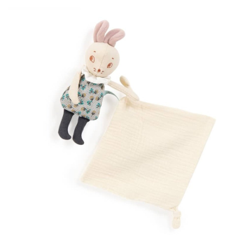 Moulin Roty 雨後系列-老鼠手帕式安撫巾