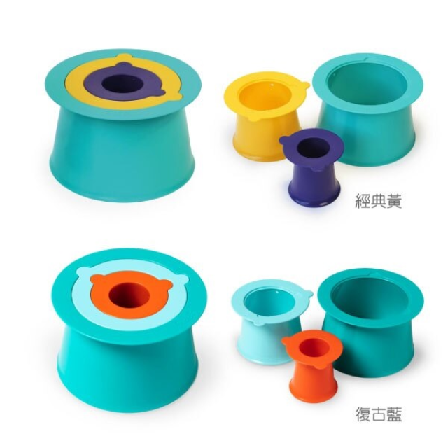 Quut 堆高高模型組 復古藍