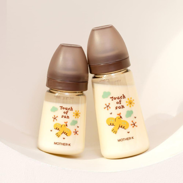 MOTHER-K 精粹極簡PPSU奶瓶 日映琥珀180ml