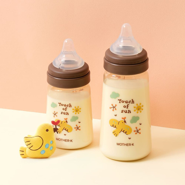 MOTHER-K 精粹極簡PPSU奶瓶 日映琥珀180ml