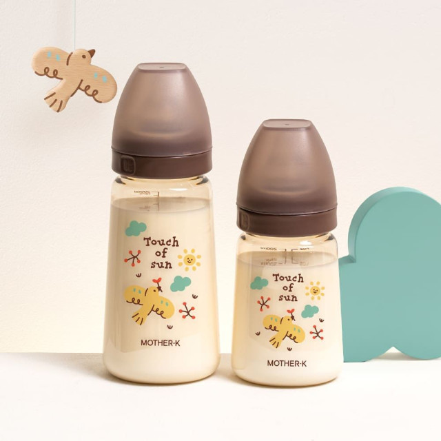 MOTHER-K 精粹極簡PPSU奶瓶 日映琥珀180ml