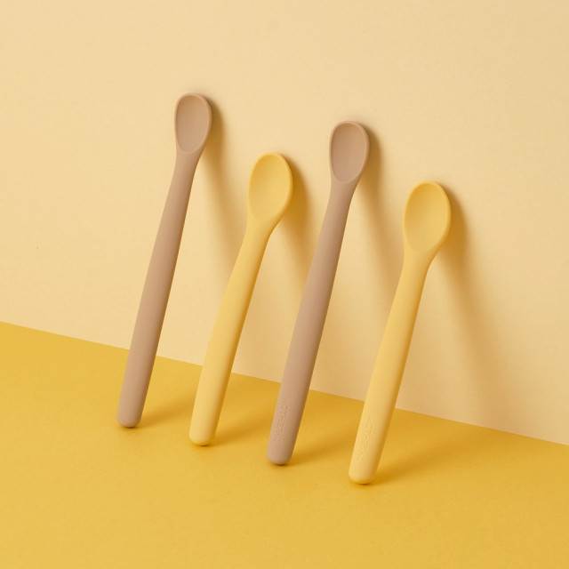 MOTHER-K HUG 矽膠可彎湯匙成長套組(Step 1+2)