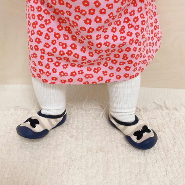 Ggomoosin 學步襪鞋 - 小小蝴蝶結 (短版)