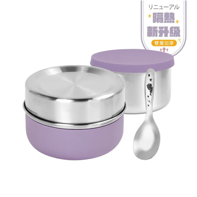 KOM (二代)一器盒成｜隔熱升級可微波不鏽鋼便當盒