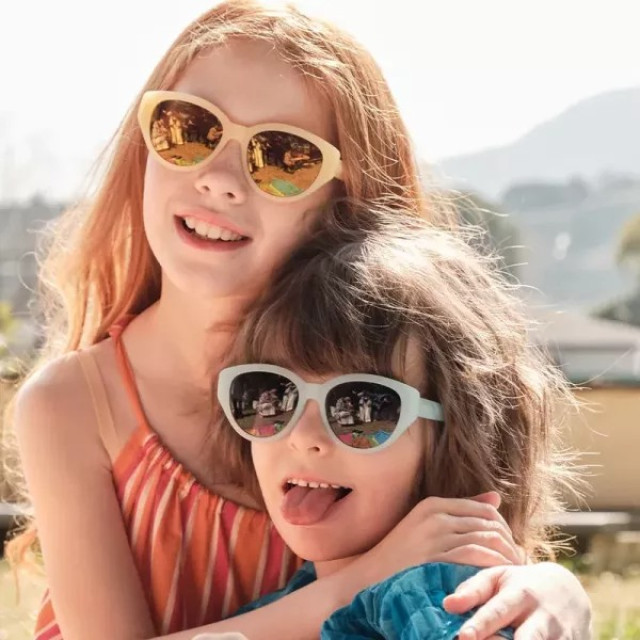 KiGO Vintage 抗UV輕量偏光兒童太陽眼鏡(6-12Y)