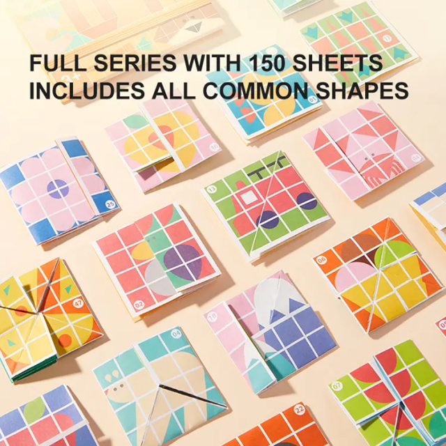 mideer 幾何邏輯百變摺紙冊-中階