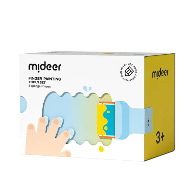 mideer 八件式手指塗鴉工具套組