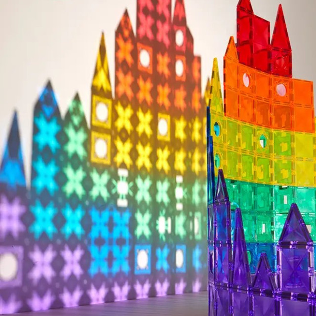 mideer 多彩透光磁力片-補充包20片