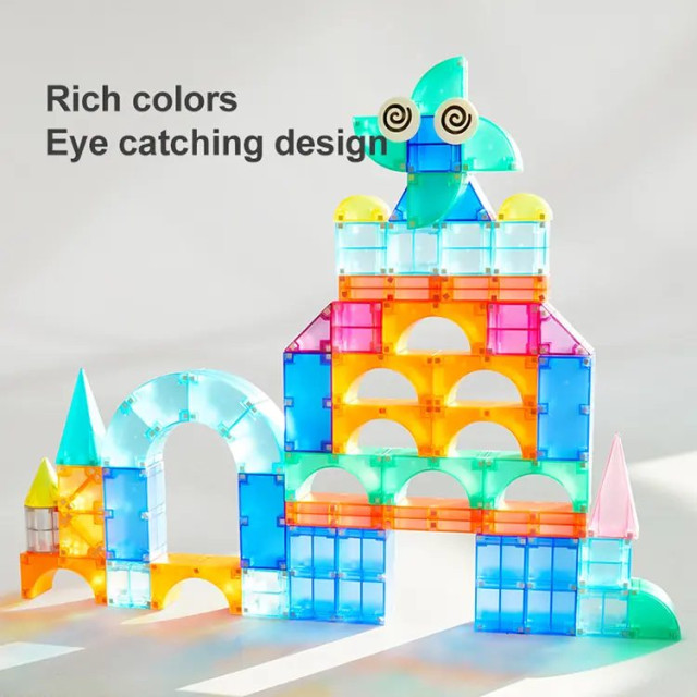 mideer 多彩透光磁力積木(20PCS)