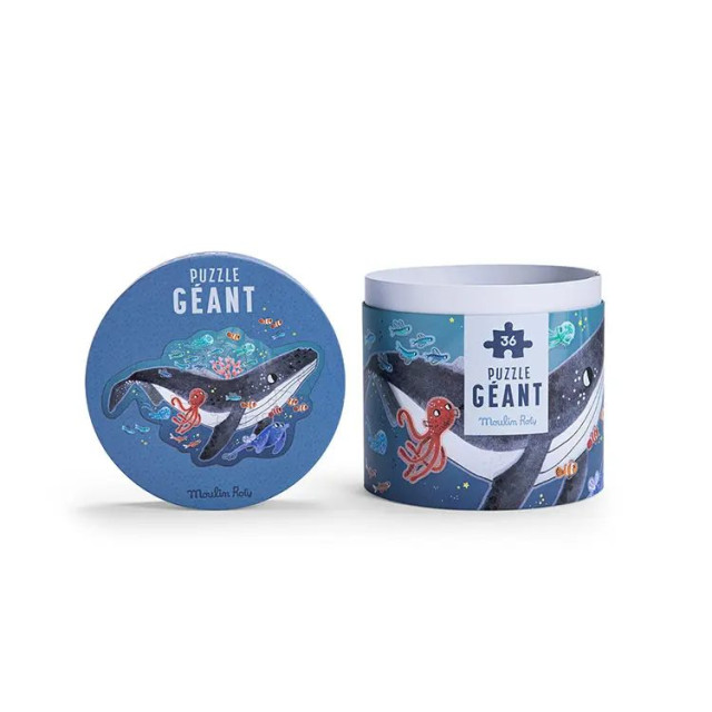 Moulin Roty 巨型鯨魚拼圖-波利歷險記(36片)